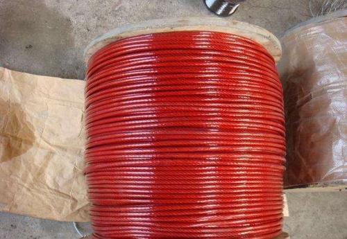 产品列表 金属丝 > 厂家直销4mm涂塑钢丝绳 晾衣绳 拉线绳 结构碳素钢